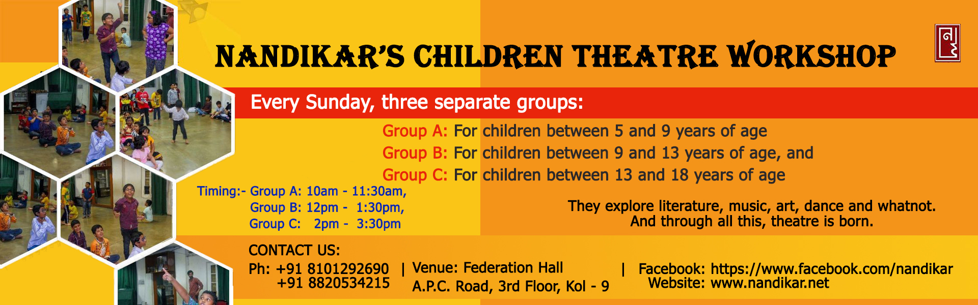 Nandikar's Children Theatre Workshop